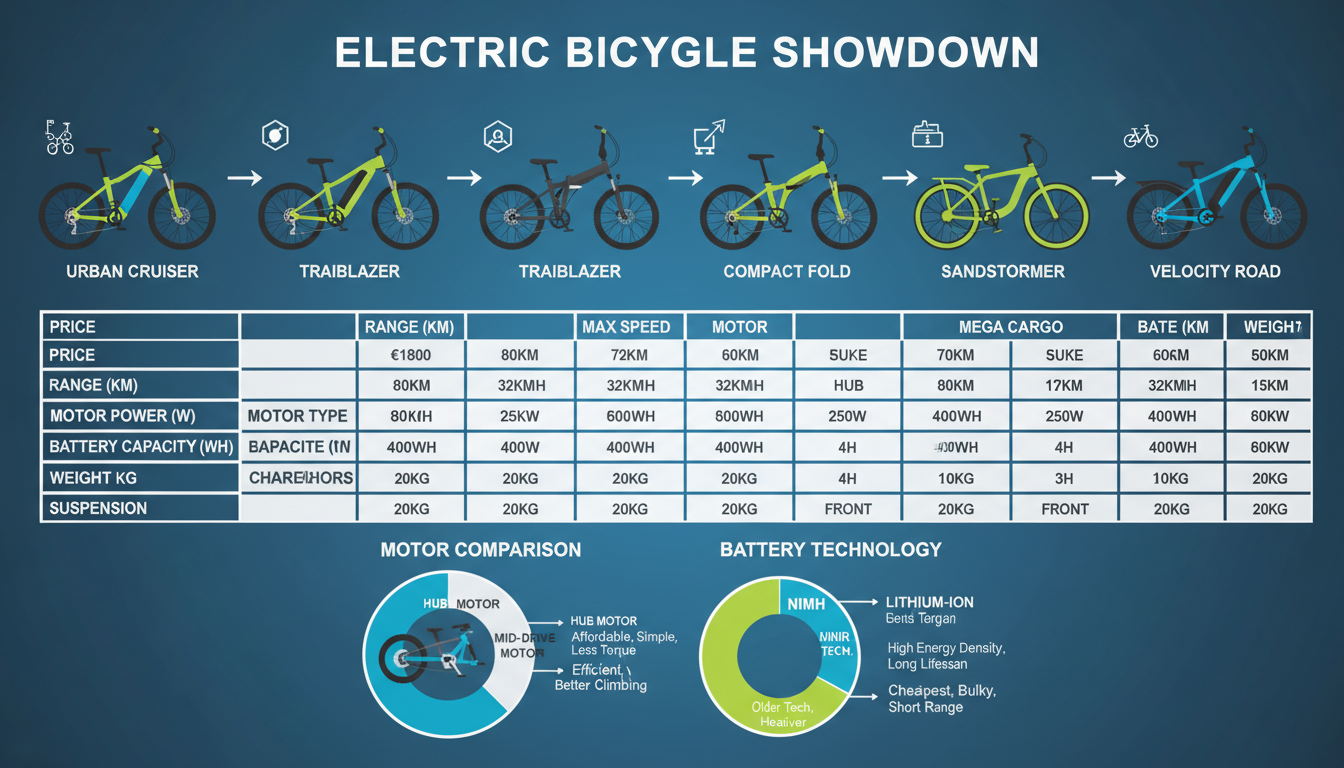 découvrez comment comparer efficacement les modèles de vélos électriques pour choisir celui qui correspond le mieux à vos besoins, votre budget et votre style de conduite.