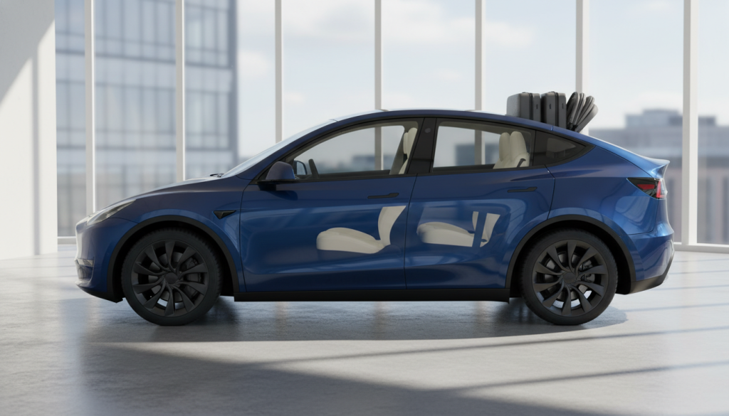 découvrez les dimensions détaillées de la tesla model y, incluant son gabarit, l'espace intérieur confortable et le volume généreux de son coffre pour une meilleure organisation.