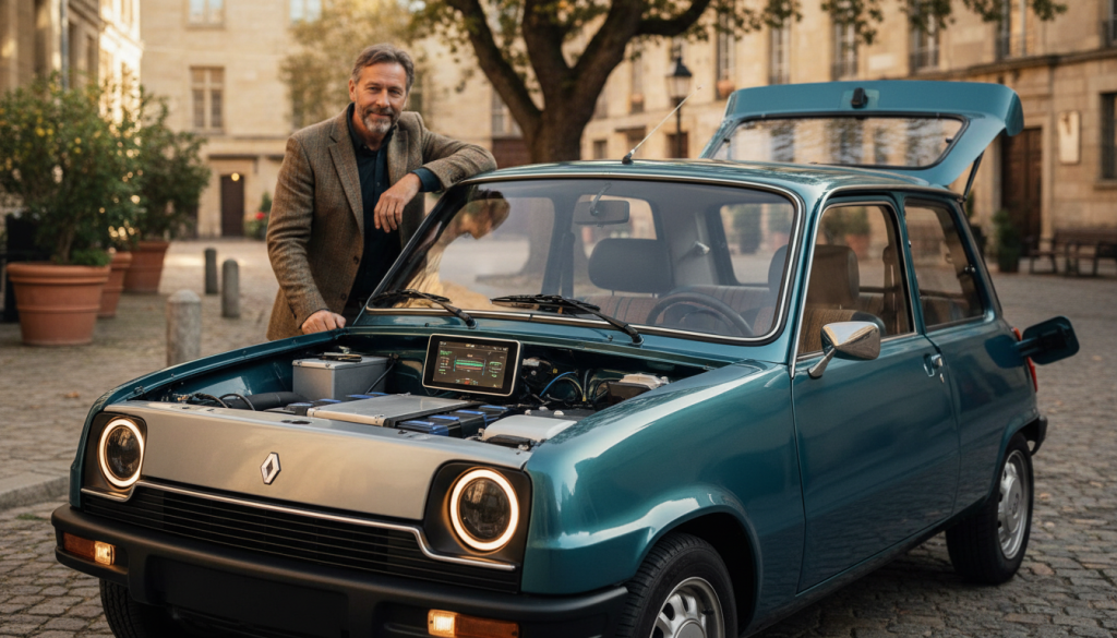 découvrez le projet innovant de rétrofit électrique de la renault 5 five, la citadine mythique qui renaît avec une technologie moderne et écologique.
