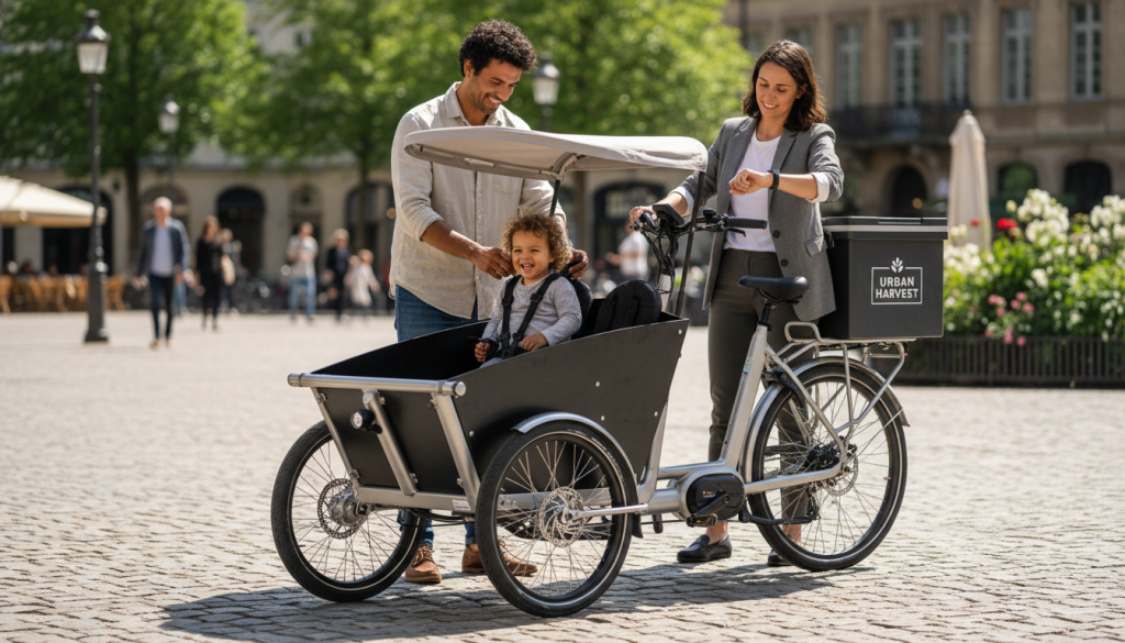 découvrez le vélo triporteur électrique, la solution parfaite pour les familles et les professionnels cherchant un moyen de transport pratique, écologique et économique.