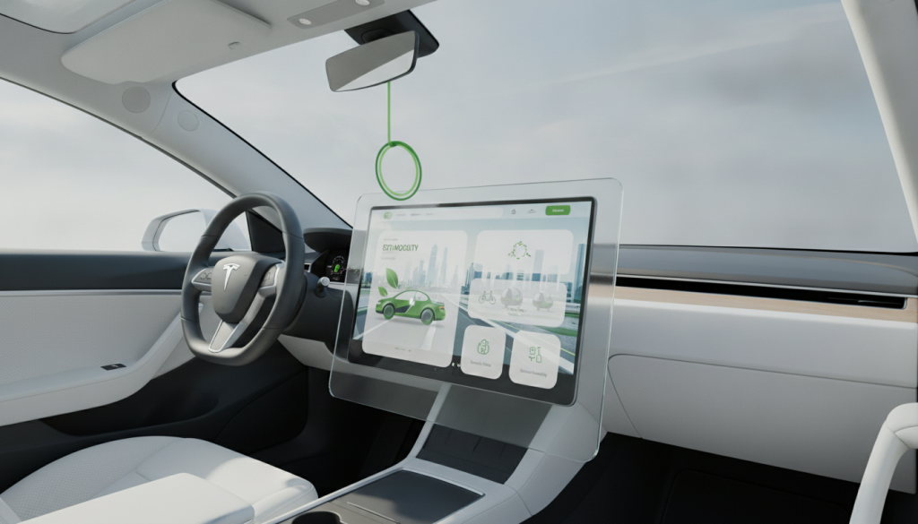 découvrez l'intérieur blanc de tesla alliant élégance et confort pour une expérience de conduite exceptionnelle au quotidien.