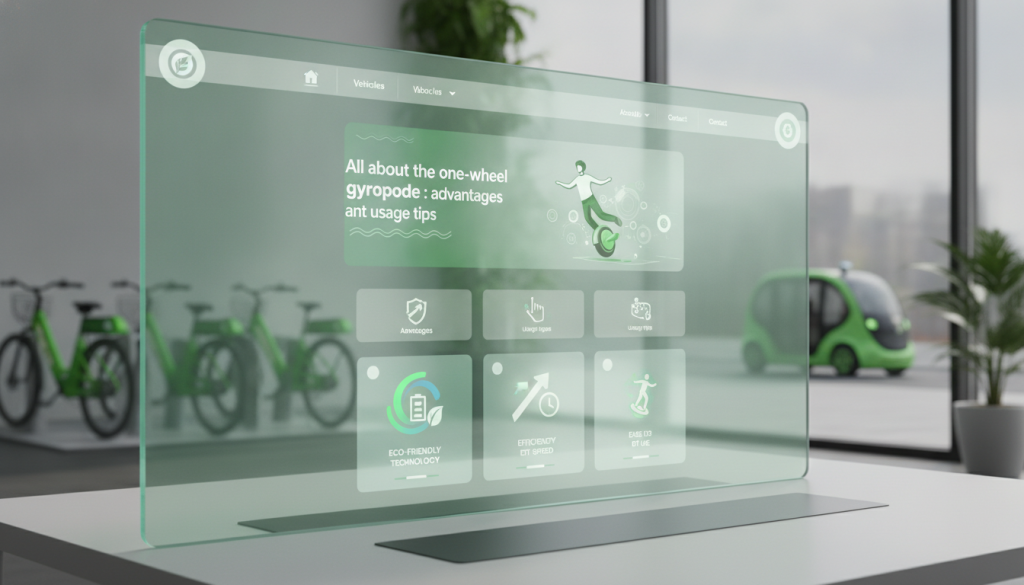 découvrez tout ce qu'il faut savoir sur le gyropode 1 roue : ses avantages, son fonctionnement et nos conseils pour une utilisation optimale en toute sécurité.